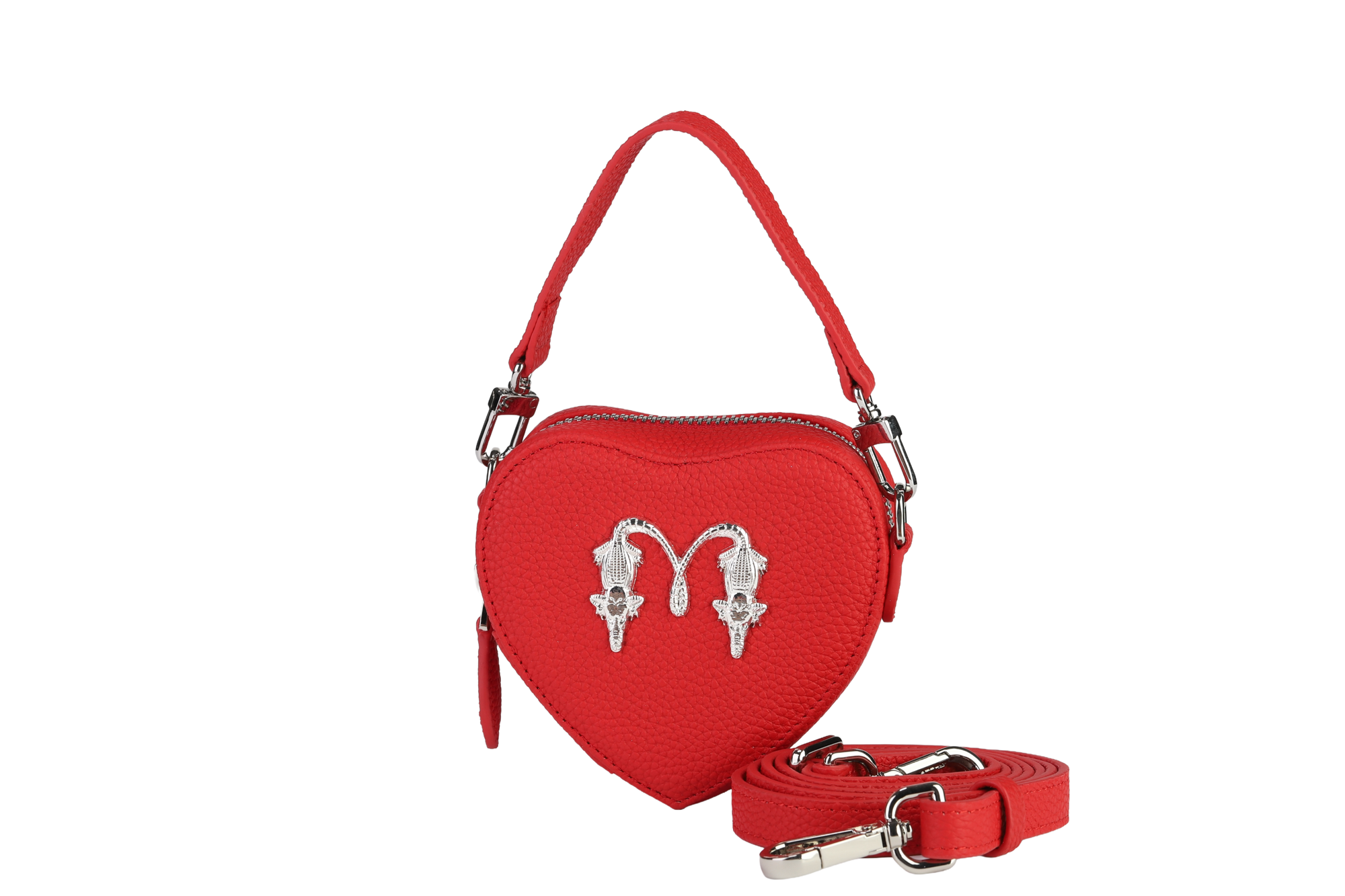 Dria Mini Heart Bag - Red